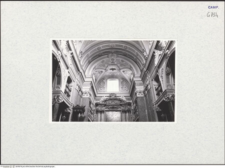 Vorderseite von Bösel, Richard [https://www.deutsche-digitale-bibliothek.de/content/lizenzen/rv-fz/] San Giuseppe a Chiaia - Presbyterium, Gewölbe, bh306018_recto. Foto: Bösel, Richard.