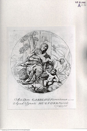Vorderseite von Landesbildstelle Rheinland [http://creativecommons.org/publicdomain/mark/1.0/] Raccolta Di Cento Pensieri Diversi Di Anton Domenico Gabbiani Pittor FiorentinoDie Heilige Familie in der Werkstatt (Bl. I) - , bh306065. Foto.