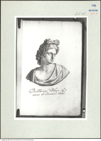 Vorderseite von Warburg Institute [https://www.deutsche-digitale-bibliothek.de/content/lizenzen/rv-ez/] Album CarpioPorträtbüste aus Marmor - , bh306138_recto. Foto.