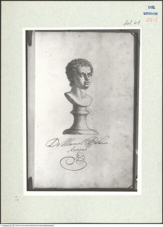 Vorderseite von Warburg Institute [https://www.deutsche-digitale-bibliothek.de/content/lizenzen/rv-ez/] Album CarpioPorträtbüste aus Marmor - , bh306139_recto. Foto.