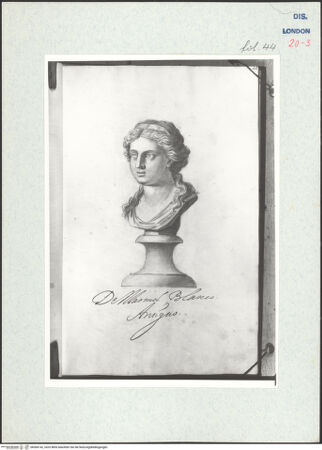 Vorderseite von Warburg Institute [https://www.deutsche-digitale-bibliothek.de/content/lizenzen/rv-ez/] Album CarpioPorträtbüste aus Marmor - , bh306142_recto. Foto.