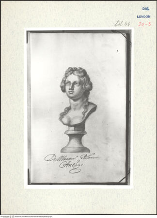 Vorderseite von Warburg Institute [https://www.deutsche-digitale-bibliothek.de/content/lizenzen/rv-ez/] Album CarpioPorträtbüste aus Marmor - , bh306144_recto. Foto.