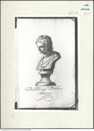 Vorderseite von Warburg Institute [https://www.deutsche-digitale-bibliothek.de/content/lizenzen/rv-ez/] Album CarpioPorträtbüste aus Marmor - , bh306147_recto. Foto.