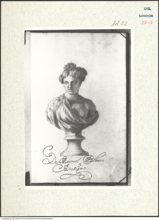 Vorderseite von Warburg Institute [https://www.deutsche-digitale-bibliothek.de/content/lizenzen/rv-ez/] Album CarpioPorträtbüste aus Marmor - , bh306150_recto. Foto.