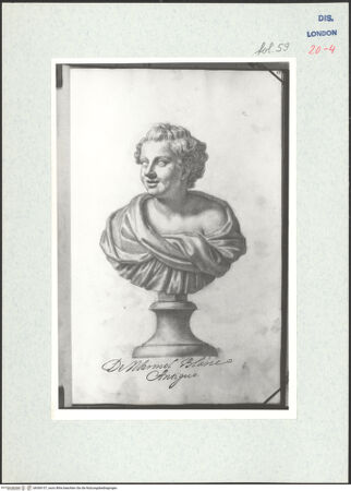 Vorderseite von Warburg Institute [https://www.deutsche-digitale-bibliothek.de/content/lizenzen/rv-ez/] Album CarpioPorträtbüste aus Marmor - , bh306157_recto. Foto.