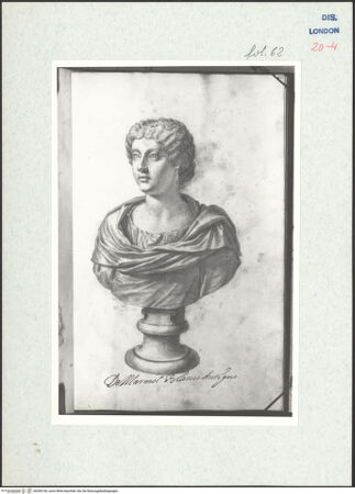 Vorderseite von Warburg Institute [https://www.deutsche-digitale-bibliothek.de/content/lizenzen/rv-ez/] Album CarpioPorträtbüste aus Marmor - , bh306160_recto. Foto.