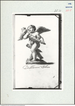 Vorderseite von Warburg Institute [https://www.deutsche-digitale-bibliothek.de/content/lizenzen/rv-ez/] Album CarpioSkulptur des Cupido - , bh306176_recto. Foto.
