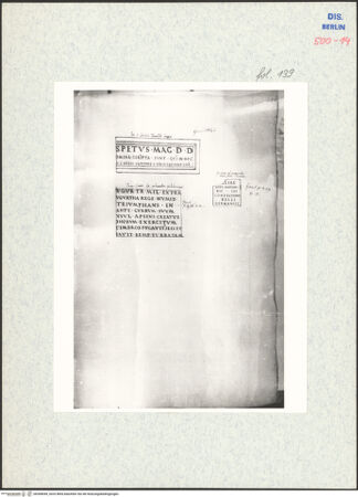 Vorderseite von bh308649_recto