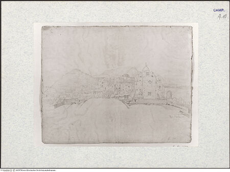 Vorderseite von Reiss-Engelhorn-Museen [https://www.deutsche-digitale-bibliothek.de/content/lizenzen/rv-ez/] Ansicht der Insel Capri - Gesamtansicht, bh309798_recto. Foto.