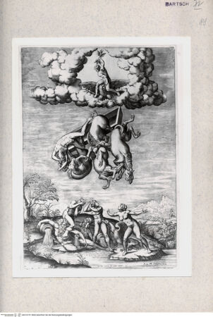 Vorderseite von Bibliotheca Hertziana [http://creativecommons.org/publicdomain/mark/1.0/] Der Sturz des Phaeton - , bh310191. Foto.