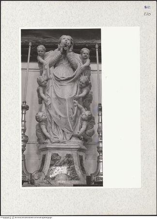 Vorderseite von Bibliotheca Hertziana [https://www.deutsche-digitale-bibliothek.de/content/lizenzen/rv-fz/] Fragmente eines MarienretabelsMarias Himmelfahrt - Gesamtansicht, bh310364_recto. Foto: Kruft, Hanno-Walter.