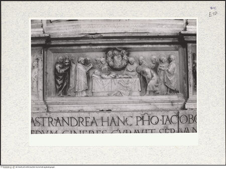 Vorderseite von Bibliotheca Hertziana [https://www.deutsche-digitale-bibliothek.de/content/lizenzen/rv-fz/] MarienaltarTod der Maria - Gesamtansicht, bh310449_recto. Foto: Kruft, Hanno-Walter.