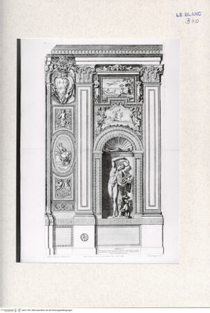 Vorderseite von Landesbildstelle Rheinland [http://creativecommons.org/publicdomain/mark/1.0/] Galeriae Farnesina Icones...; Stichfolge nach dem Freskenzyklus mit den Liebschaften der Götter in der Galleria FarneseAufteilung der Längswand: Ecke (16) - , bh311501. Foto.