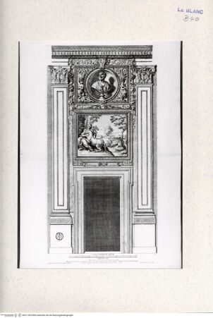Vorderseite von Landesbildstelle Rheinland [http://creativecommons.org/publicdomain/mark/1.0/] Galeriae Farnesina Icones...; Stichfolge nach dem Freskenzyklus mit den Liebschaften der Götter in der Galleria FarneseAufteilung der Längswand: Mitte mit Tür (18) - , bh311505. Foto.
