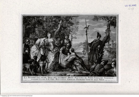 Vorderseite von Landesbildstelle Rheinland [http://creativecommons.org/publicdomain/mark/1.0/] Auffindung des Moses - , bh311536. Foto.