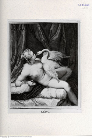 Vorderseite von Landesbildstelle Rheinland [http://creativecommons.org/publicdomain/mark/1.0/] Leda mit dem Schwan - , bh311537. Foto.
