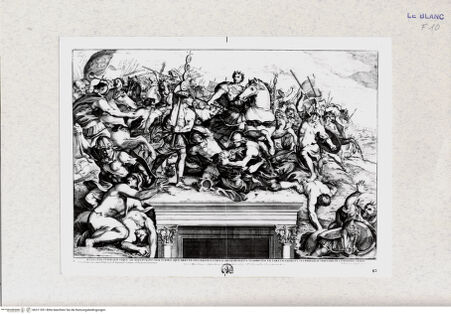 Vorderseite von Landesbildstelle Rheinland [http://creativecommons.org/publicdomain/mark/1.0/] Die Schlacht Konstantins mit Maxentius an der Milvischen Brücke - , bh311551. Foto.