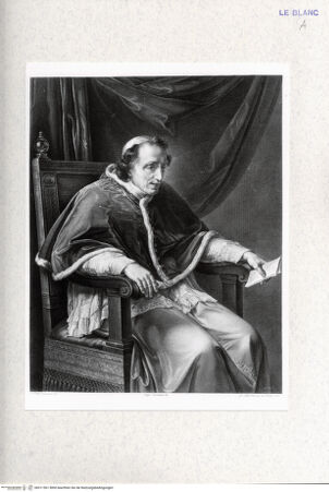 Vorderseite von Landesbildstelle Rheinland [http://creativecommons.org/publicdomain/mark/1.0/] Pius VII. - , bh311561. Foto.