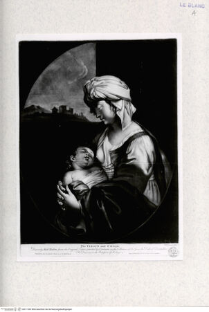 Vorderseite von Landesbildstelle Rheinland [http://creativecommons.org/publicdomain/mark/1.0/] Madonna mit Kind - , bh311569. Foto.