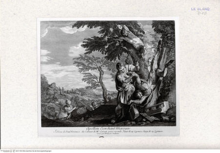 Vorderseite von Landesbildstelle Rheinland [http://creativecommons.org/publicdomain/mark/1.0/] Apollo schindet den Marsyas - , bh311592. Foto.