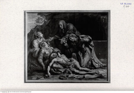 Vorderseite von Landesbildstelle Rheinland [http://creativecommons.org/publicdomain/mark/1.0/] Beweinung - , bh311618. Foto.