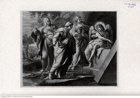 Vorderseite von Landesbildstelle Rheinland [http://creativecommons.org/publicdomain/mark/1.0/] Die drei Marien am Grabe - , bh311623. Foto.