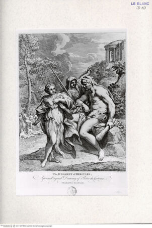 Vorderseite von Landesbildstelle Rheinland [http://creativecommons.org/publicdomain/mark/1.0/] Herkules am Scheideweg - , bh311627. Foto.