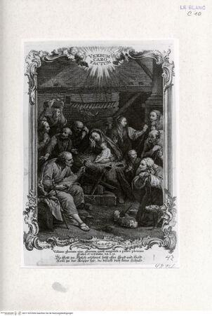 Vorderseite von Landesbildstelle Rheinland [http://creativecommons.org/publicdomain/mark/1.0/] Anbetung der Hirten - , bh311635. Foto.