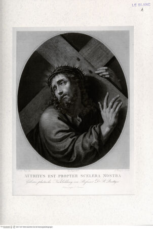 Vorderseite von Landesbildstelle Rheinland [http://creativecommons.org/publicdomain/mark/1.0/] Christus das Kreuz tragend - , bh311637. Foto.