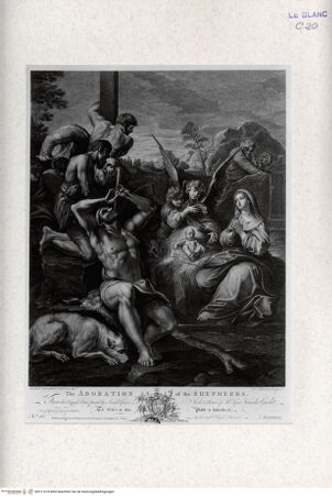 Vorderseite von Landesbildstelle Rheinland [http://creativecommons.org/publicdomain/mark/1.0/] Die Anbetung der Hirten - , bh311674. Foto.