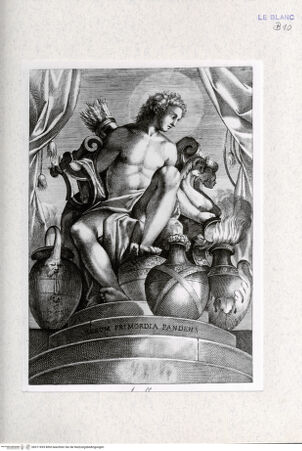 Vorderseite von Landesbildstelle Rheinland [http://creativecommons.org/publicdomain/mark/1.0/] Cammini dipinti da Lodovico Carracci e intagliati in rame da Carlantonio Pisarri, ohne Ort und JahrApoll - , bh311693. Foto.