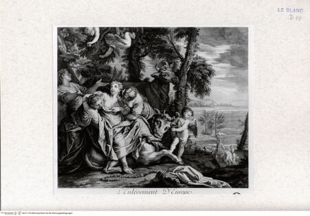 Vorderseite von Landesbildstelle Rheinland [http://creativecommons.org/publicdomain/mark/1.0/] Der Raub der Europa - , bh311735. Foto.