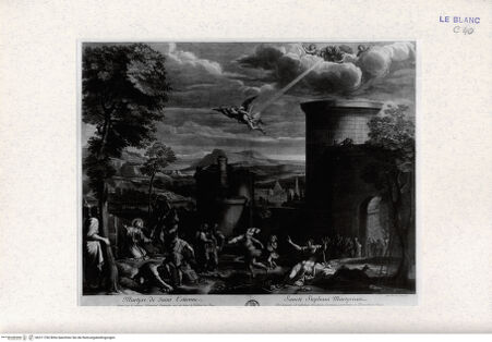 Vorderseite von Landesbildstelle Rheinland [http://creativecommons.org/publicdomain/mark/1.0/] Das Martyrium des Heiligen Stefanus - , bh311760. Foto.