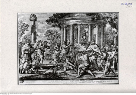 Vorderseite von Landesbildstelle Rheinland [http://creativecommons.org/publicdomain/mark/1.0/] Xenophons Opfer an Diana (im Gegensinn) - , bh311762. Foto.