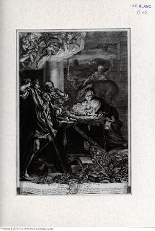 Vorderseite von Landesbildstelle Rheinland [http://creativecommons.org/publicdomain/mark/1.0/] Anbetung der Hirten - , bh311764. Foto.