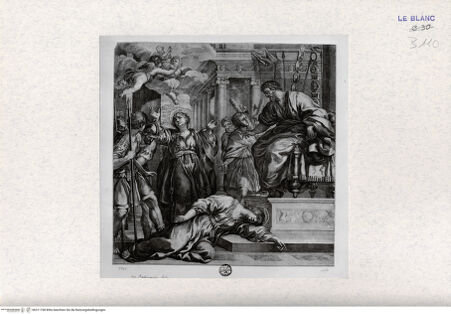 Vorderseite von Landesbildstelle Rheinland [https://www.deutsche-digitale-bibliothek.de/content/lizenzen/rv-ez/] Wandbilder in Santa Bibiana RomDie Heilige Bibiana und die Heilige Demetria vor dem Präfekten Apronianus - , bh311768. Foto.