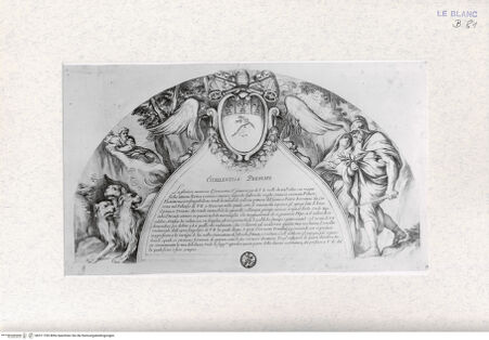 Vorderseite von Landesbildstelle Rheinland [http://creativecommons.org/publicdomain/mark/1.0/] Folge mit der Geschichte des Äneas in 16 Blatt nach den Deckengemälden des Palazzo PamphiliVorwort - , bh311769. Foto.