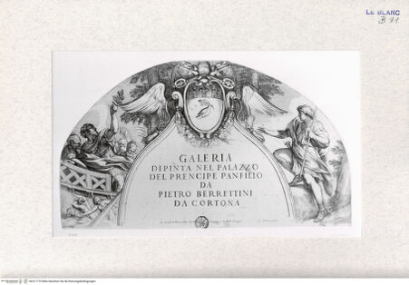 Vorderseite von Landesbildstelle Rheinland [http://creativecommons.org/publicdomain/mark/1.0/] Folge mit der Geschichte des Äneas in 16 Blatt nach den Deckengemälden des Palazzo PamphiliTitelblatt - , bh311770. Foto.