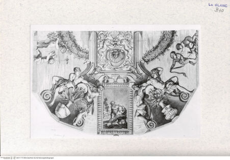 Vorderseite von Landesbildstelle Rheinland [http://creativecommons.org/publicdomain/mark/1.0/] Fresken Villa SacchettiDavid als Hirtenjunge - , bh311772. Foto.