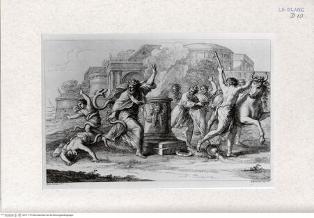 Vorderseite von Landesbildstelle Rheinland [http://creativecommons.org/publicdomain/mark/1.0/] Laokoon und seine Söhne von den Schlangen überwältigt - , bh311779. Foto.