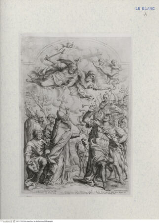 Vorderseite von Landesbildstelle Rheinland [http://creativecommons.org/publicdomain/mark/1.0/] Leo bewegt Attila zur Umkehr (nach dem Relief in St. Peter, Rom) - , bh311780. Foto.