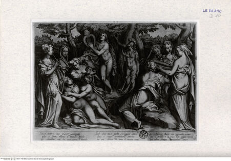 Vorderseite von Landesbildstelle Rheinland [http://creativecommons.org/publicdomain/mark/1.0/] Apoll und die Musen auf dem Parnass - , bh311798. Foto.