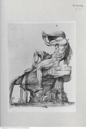 Vorderseite von Landesbildstelle Rheinland [http://creativecommons.org/publicdomain/mark/1.0/] Brunnenfigur auf der Piazza Navona: Nil - , bh311814. Foto.