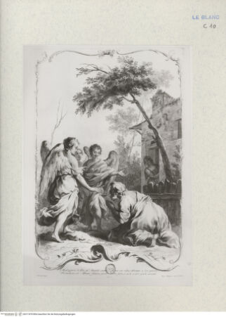 Vorderseite von Landesbildstelle Rheinland [http://creativecommons.org/publicdomain/mark/1.0/] Abraham und die drei Engel - , bh311878. Foto.