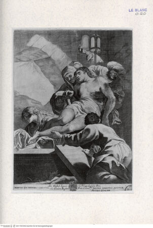 Vorderseite von Landesbildstelle Rheinland [http://creativecommons.org/publicdomain/mark/1.0/] Grablegung Christi - , bh311900. Foto.