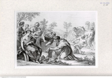 Vorderseite von Landesbildstelle Rheinland [http://creativecommons.org/publicdomain/mark/1.0/] Rahel versteckt die Götzen ihres Vaters - , bh311914. Foto.