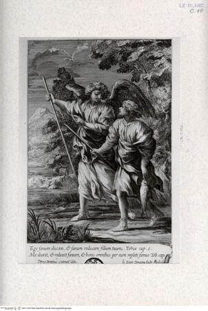 Vorderseite von Landesbildstelle Rheinland [http://creativecommons.org/publicdomain/mark/1.0/] Tobias mit dem Engel - , bh311922. Foto.