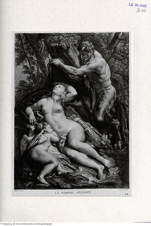 Vorderseite von Landesbildstelle Rheinland [http://creativecommons.org/publicdomain/mark/1.0/] Jupiter und Antiope - , bh311952. Foto.