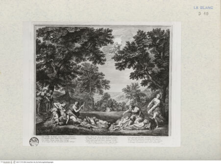 Vorderseite von Landesbildstelle Rheinland [http://creativecommons.org/publicdomain/mark/1.0/] Folge von 4 Blättern: Die Geschichte der VenusDie Nymphen der Diana rauben den Amouretten ihre Waffen - , bh311970. Foto.