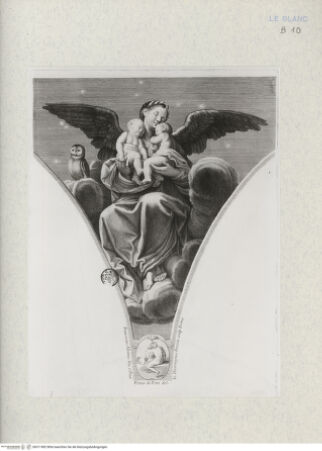 Vorderseite von Landesbildstelle Rheinland [http://creativecommons.org/publicdomain/mark/1.0/] Fresko des Palazzo VerospiDie Nacht - , bh311982. Foto.